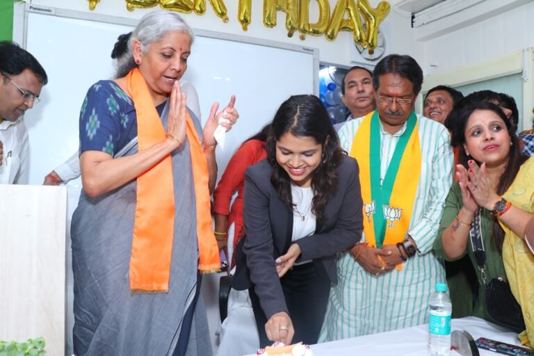 Finance Minister of India visiting Stargate Education